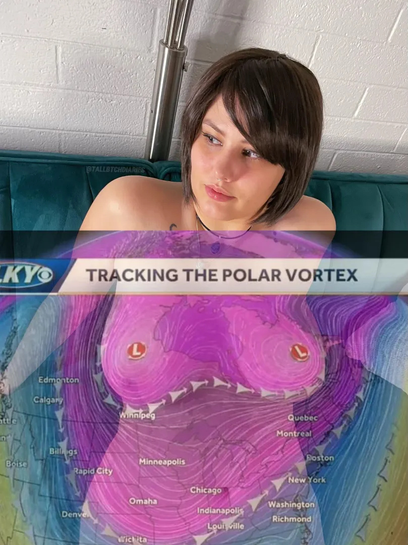 polar vortex is wild ♡ posted by tallbtchdiaries2