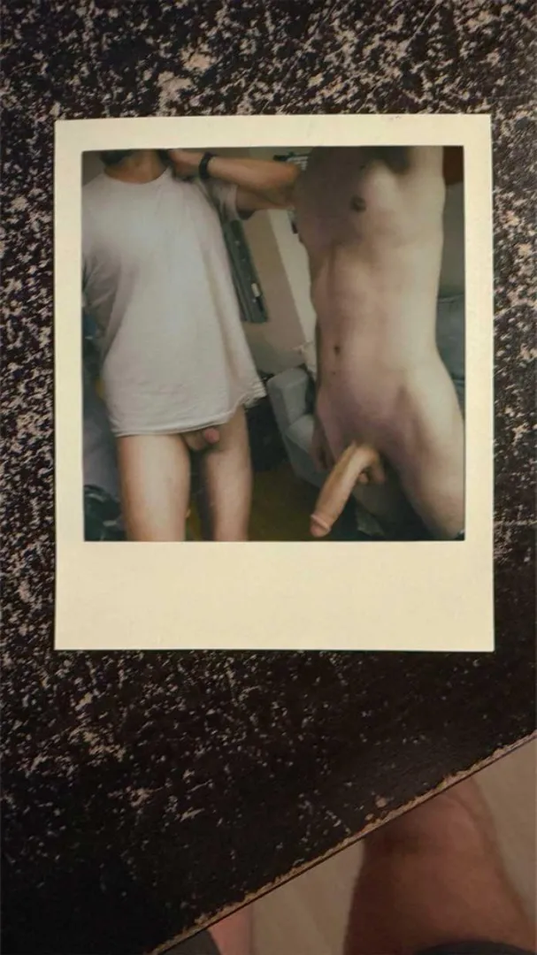 Polaroid taken at a party of a friend and me posted by el-savage