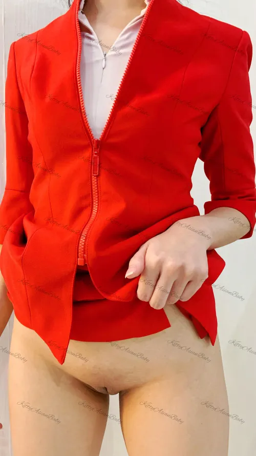 Polished, proper, ready for service… And completely bare & silky smooth where it counts  by KittyAsianBaby