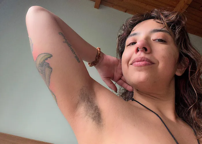 Post shower pits. by Goddess-Sunny-Dheys