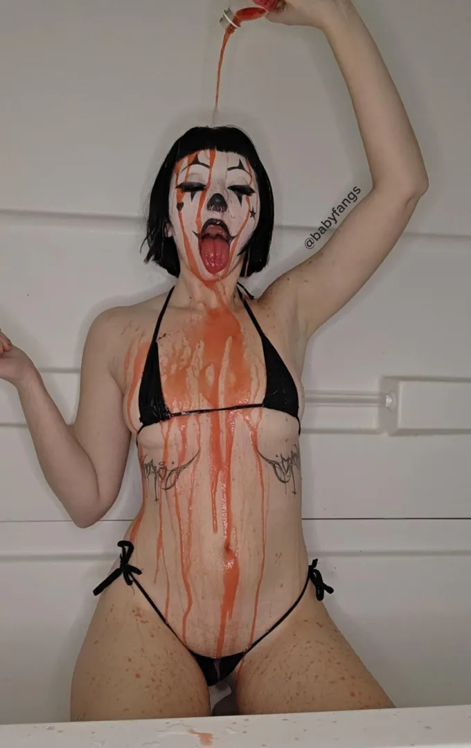 pouring faygo all over my body just to feel something..  posted by babyfangz69
