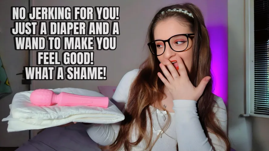 pov: mommy after she locks you in chastity and straps you into your diaper! by mommysabrinaa