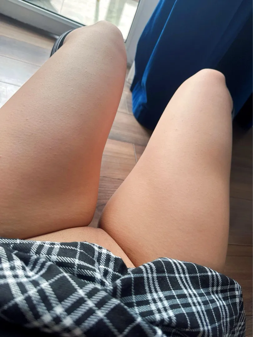 POV under my pleated skirt posted by HotAdorableWhisper