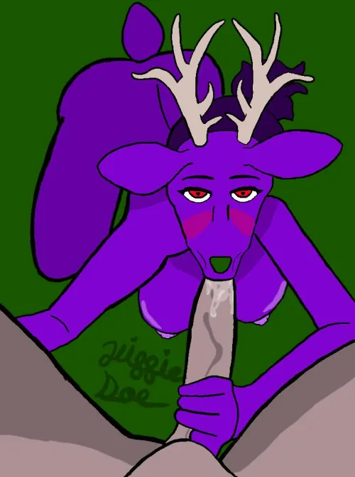 Pov Yiffie Blowjob (Art by me, YiffieDoe) by YiffieDoe