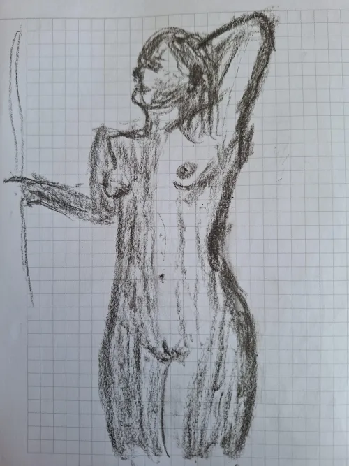 Practicing with pastel by drawingInsp