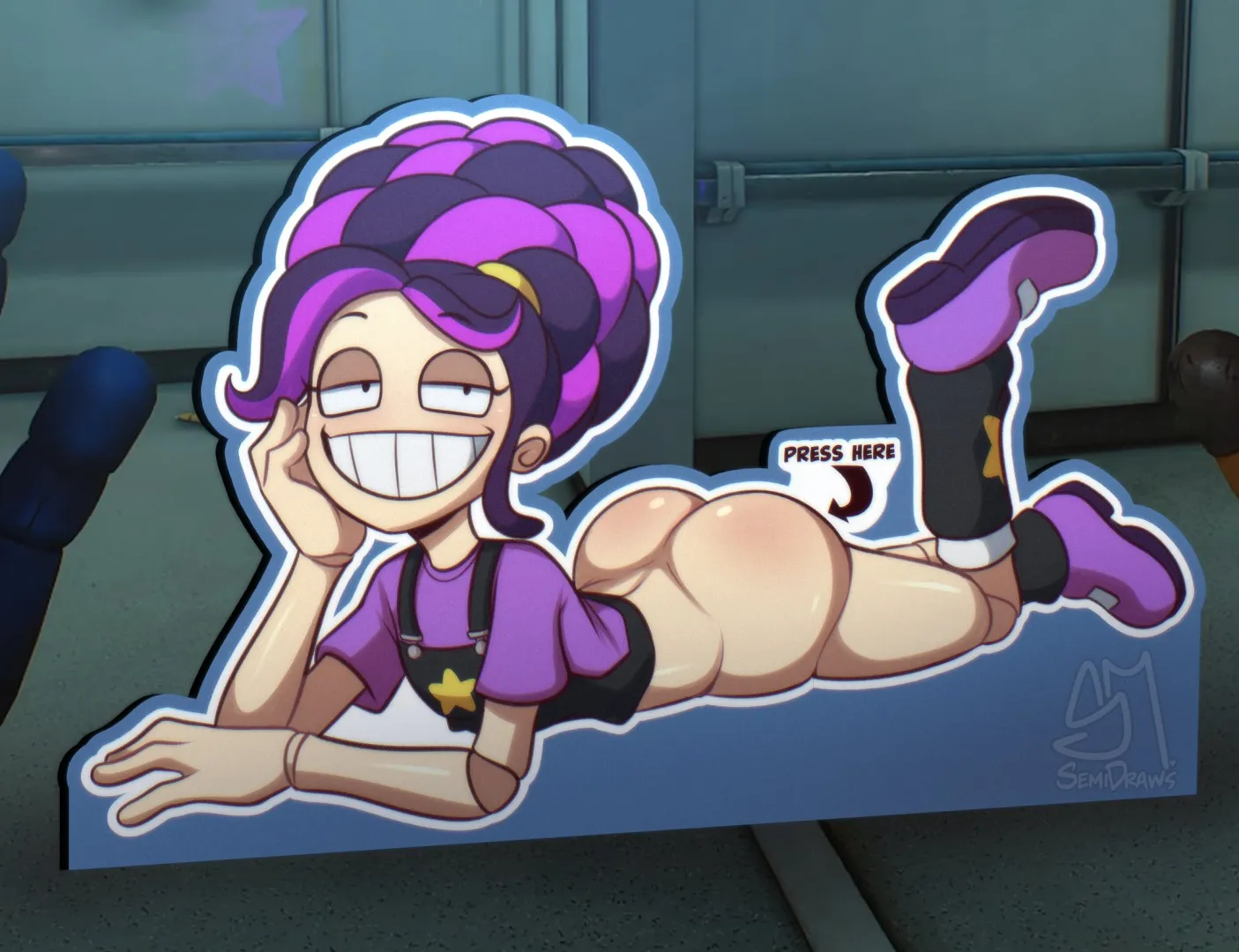 Press Where?  [Lily Lovebraids - Poppy Playtime] posted by SnprShots92