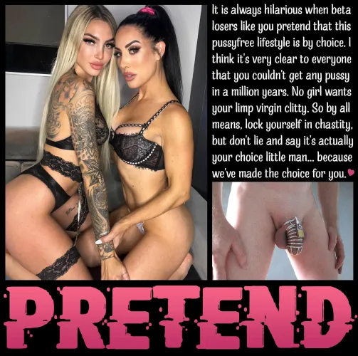 PRETEND [chastity] [femdom] [denial] by Teas_Denial
