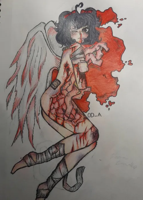Pretty angel - By me OD_A by Odd_Attitude666