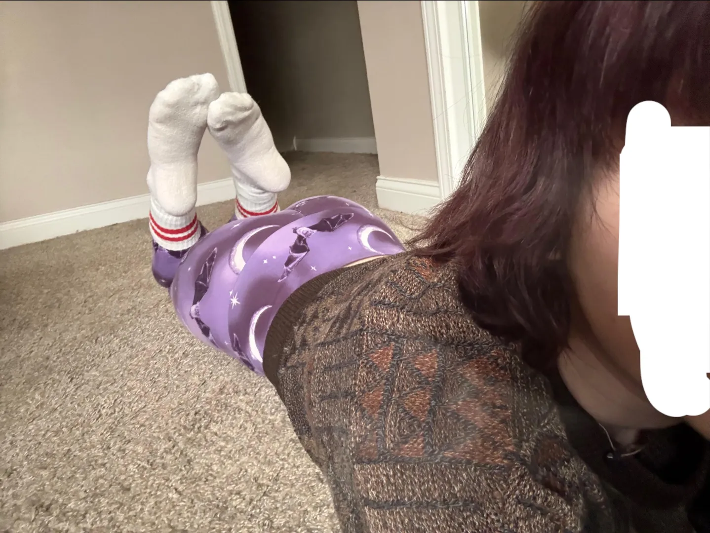 pretty white socks.. i know you’re staring! posted by findom_queenbee