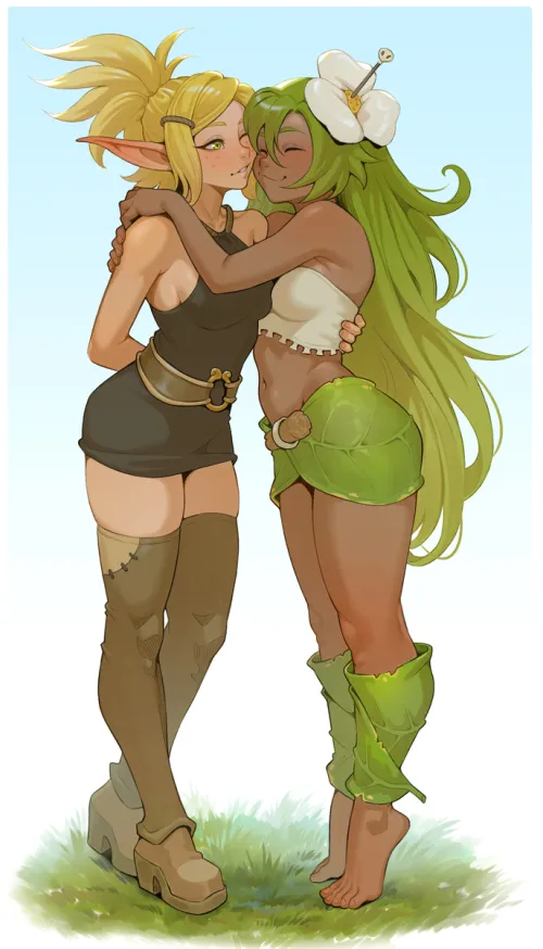 Princess and her bodyguard (cheshirrr) [Wakfu] by SiarX