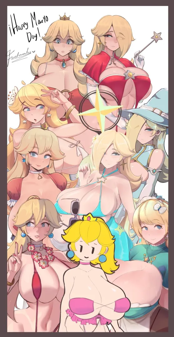 Princess Peach, Princess Rosalina [Mario] (Ferdinandus) posted by Equivalent-Life-7734