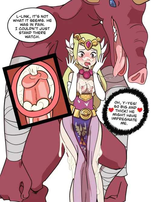 Princess Zelda fucked a Moblin (@hassel_nut) [The Legend of Zelda] by JaidenX_2002