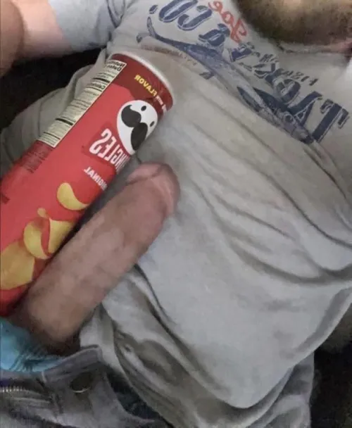 Pringle can sized big white cock by [deleted]