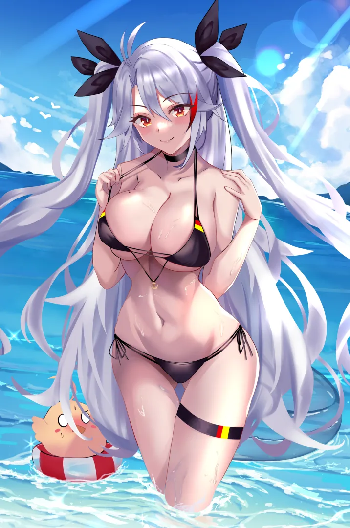 Prinz Eugen at the beach (SeaBread) posted by elegantloveglimmer