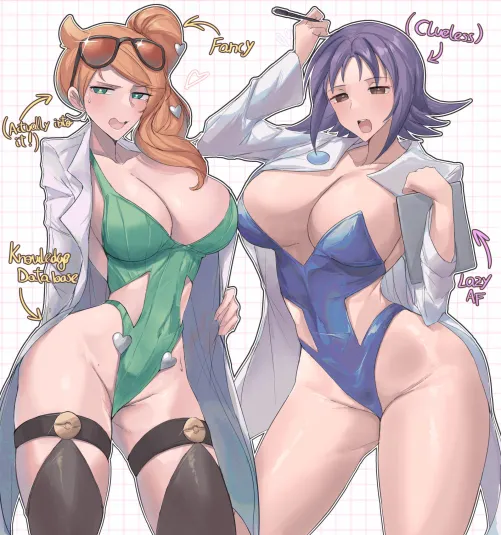 Professor Sonia and Ivy's New Clothes (CalmGreenTori) by Bazaarthrone