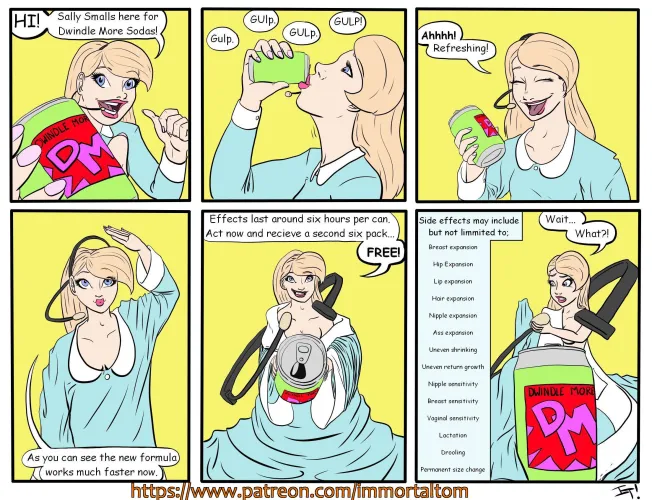 Promotional samples of soda by sallytheshrinky