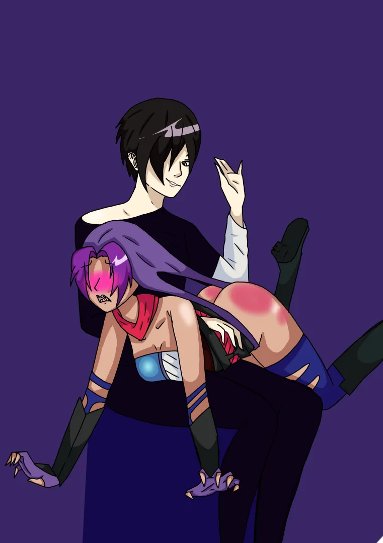 Psylocke spanking posted by Deathklavo