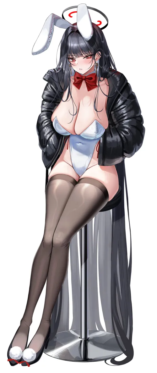 Puffer Bunny Rio [Blue Archive] by WoolsonDaSheep