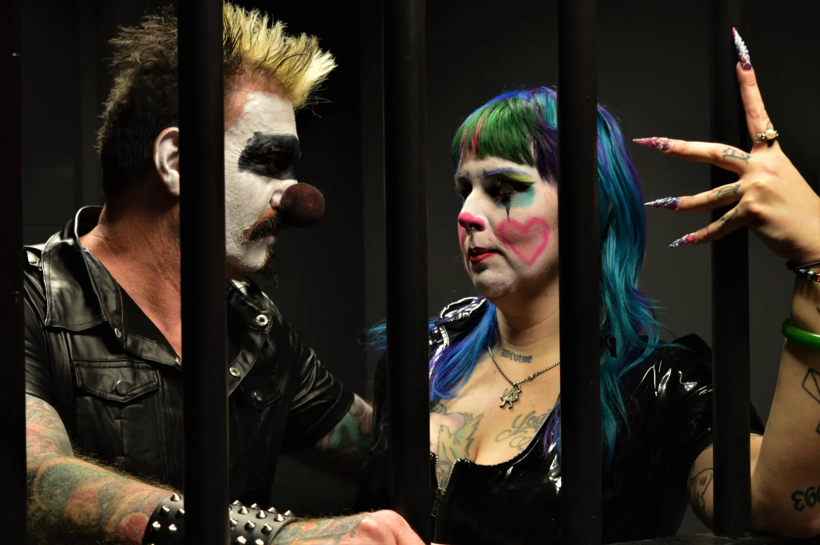 Puko and Pervo the dungeon clowns  posted by pukotheclown