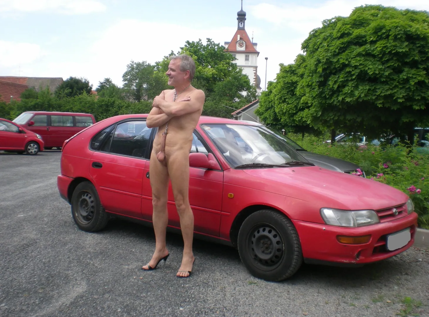 Pulled up cock in public posted by Neither_Ant_3909