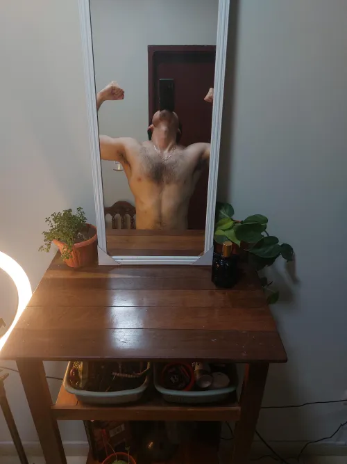 Pumped after my work out today by MediumOil5078