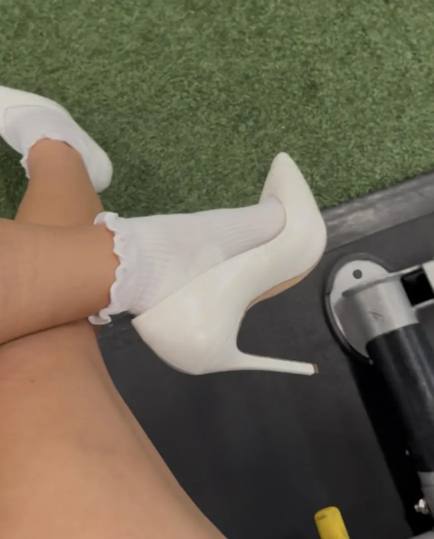 Pumps and frilly socks. wdy think posted by Allthatjasmine7