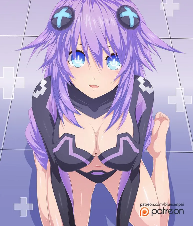 Purple Heart On Her Knees Ready For Service (by Blue-Senpai) posted by SaberLover1000