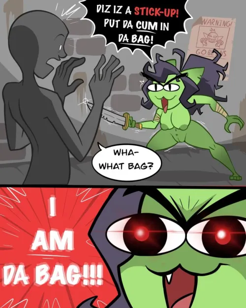 Put the cum in the bag. (blen bodega) by GoombaNaTumba