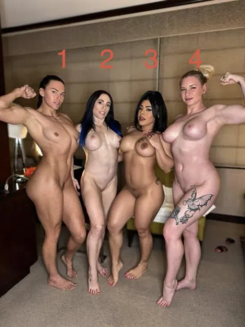 Put these fit chicks in order by JeffyBnasty