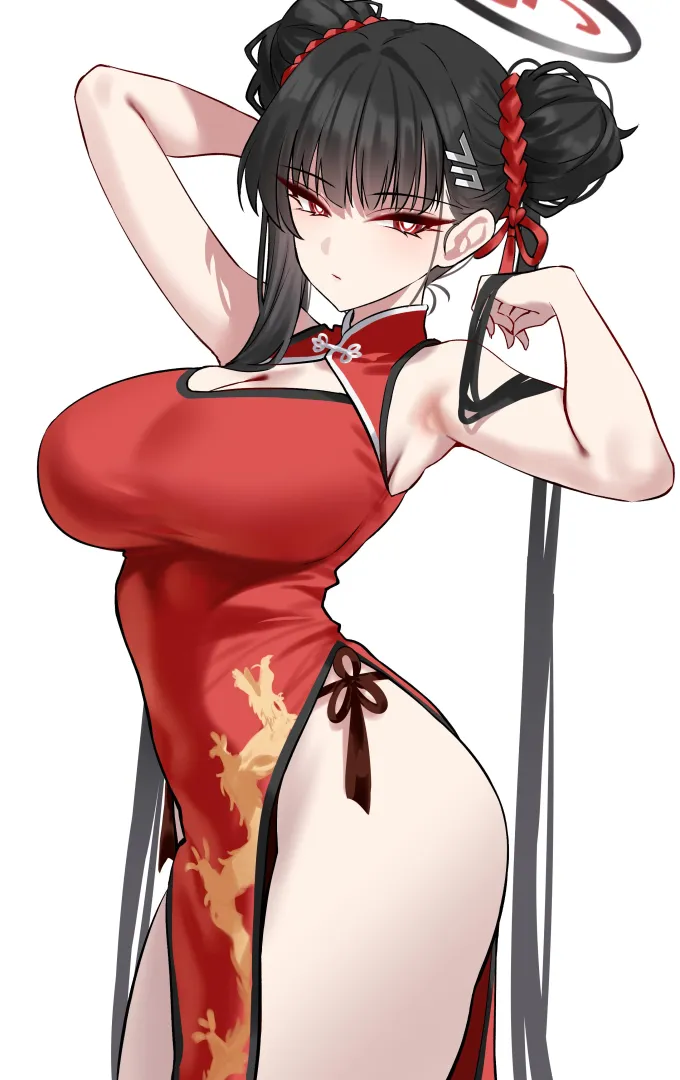 Qipao Rio posted by konosubak