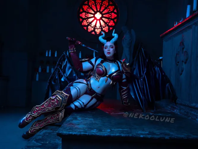 Queen Of Pain (Nekolune) by Cosplay-Princess