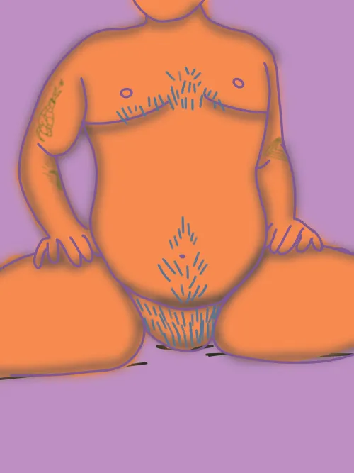 Quick drawing of myself by Hot-Month-1044