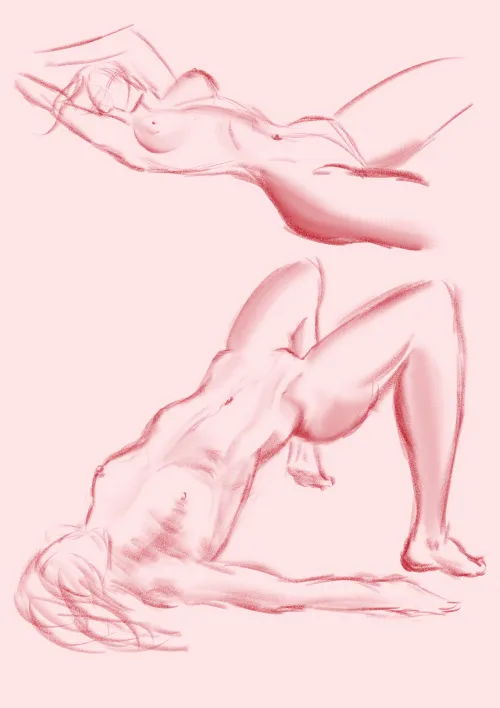 Quick figure practice by me by bendyfender