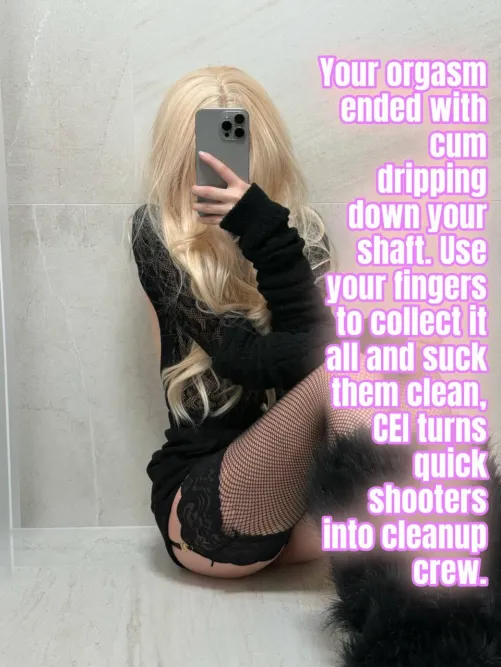 Quick shot means cleanup duty starts now. by CutLuxie