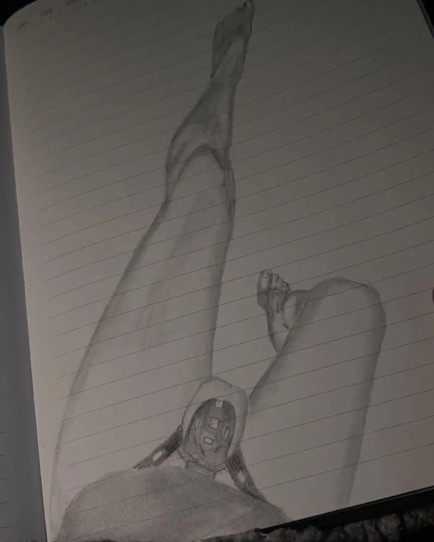 Quick sketch ☺️ posted by lockedlittleloser