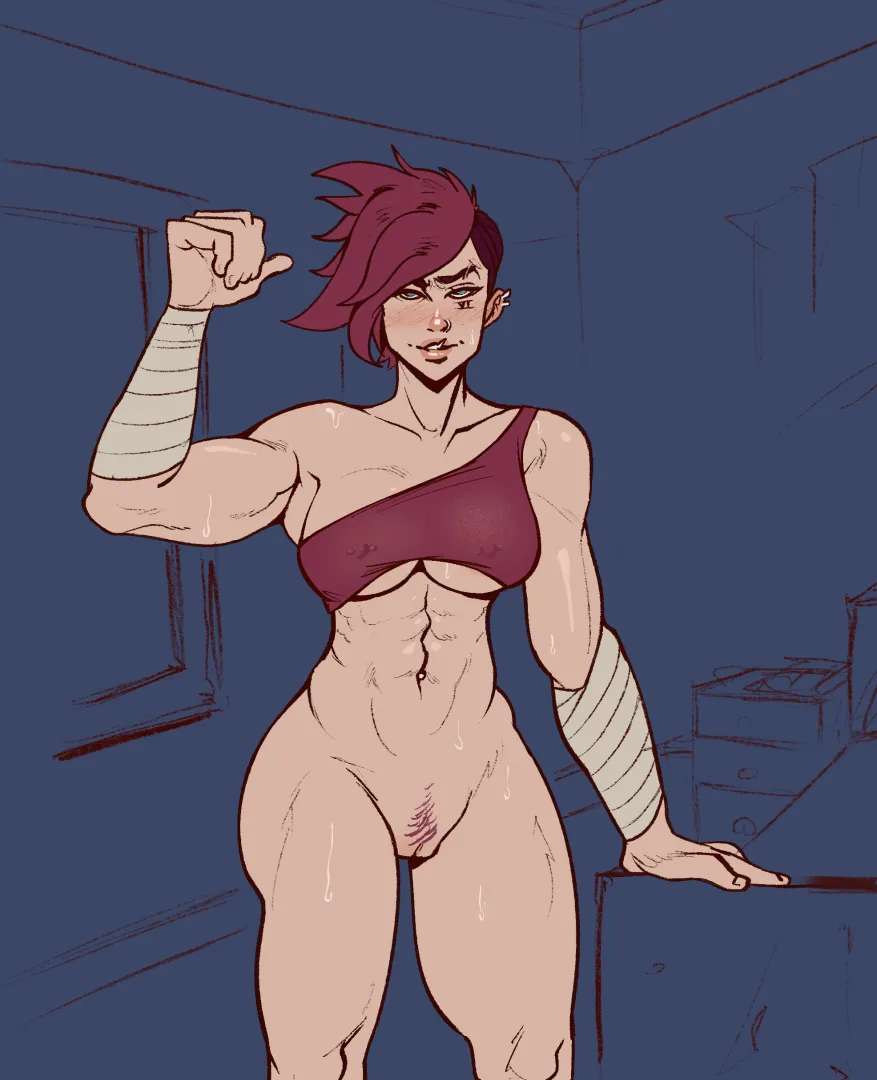 Quick Vi sketch posted by El_michuartista