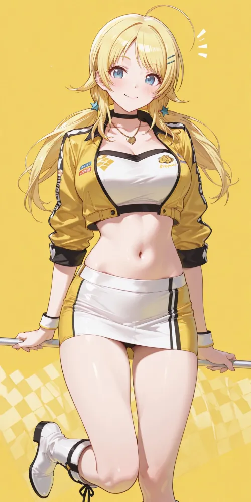 Race Queen Meguru Hachimiya [Idolmaster] by WoolsonDaSheep