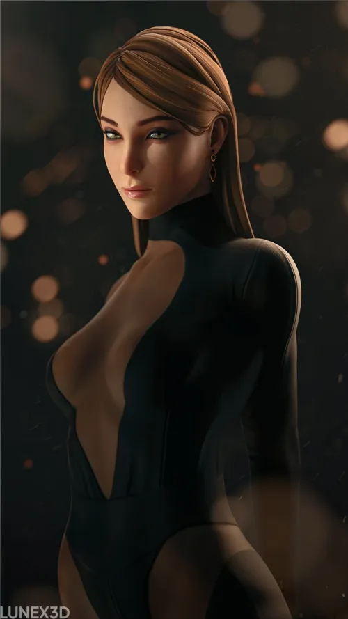 Rachel (LuneX3D) by Poke-Oji