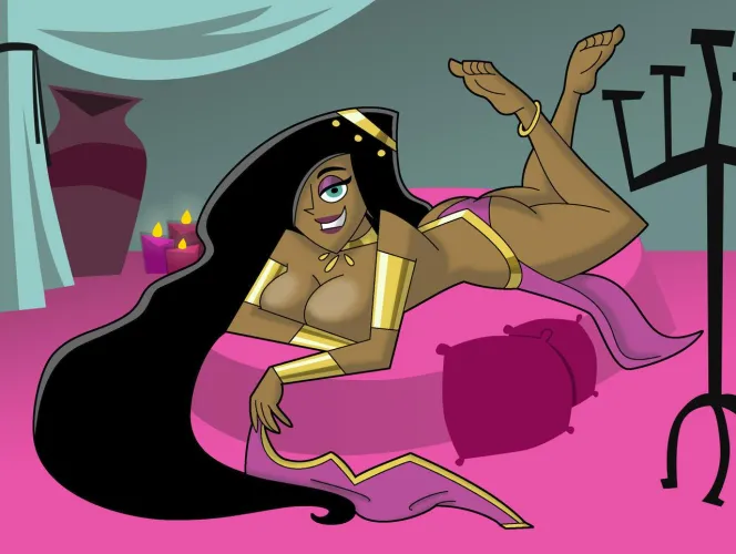 [Racoonfoot] (Danny Phantom) Desiree Ready For Her Master. All characters are adults by villianrules