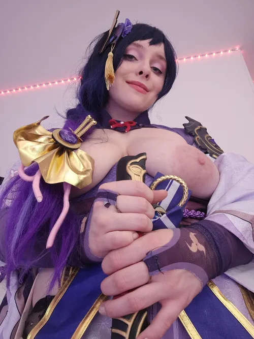 Raiden Shogun from Genshin Impact by me (Yummy_Girl) by moonwithcats