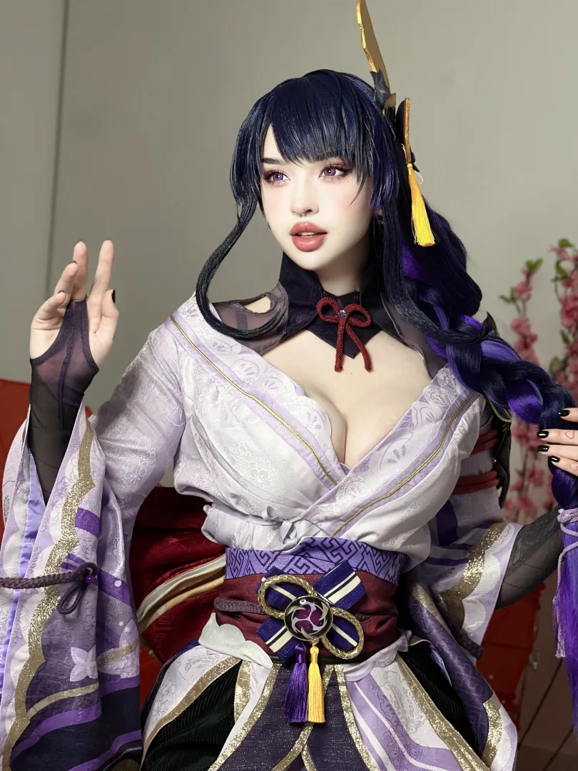 Raiden Shogun from Genshin Impact by Nana posted by tastycosplayer