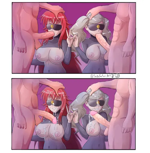 Rais and Ann serving BWC by Bleach_Images