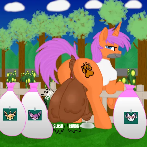 Rare Factory the unicorn who cock vores eeveelutions (OC) by Xada_Nep_zealot