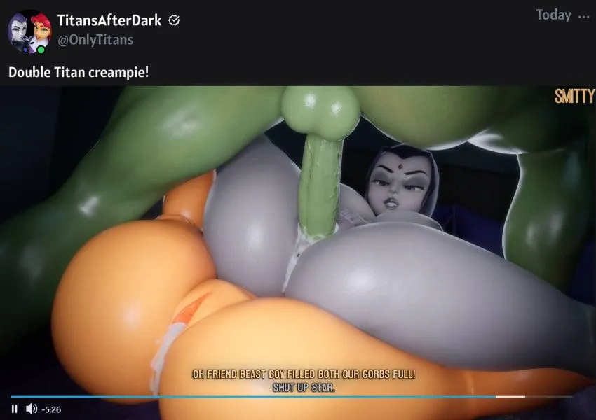 Raven e Estelar / Artista (smitty34) posted by selequt7