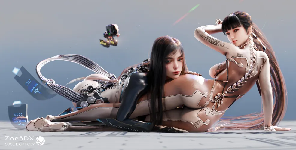 Raven & Eve training together. ⚔️ (Zoe3DX) by EH-Zoe