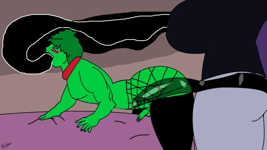 Raven teaching a lesson, best boy by ObjectiveCarpenter67