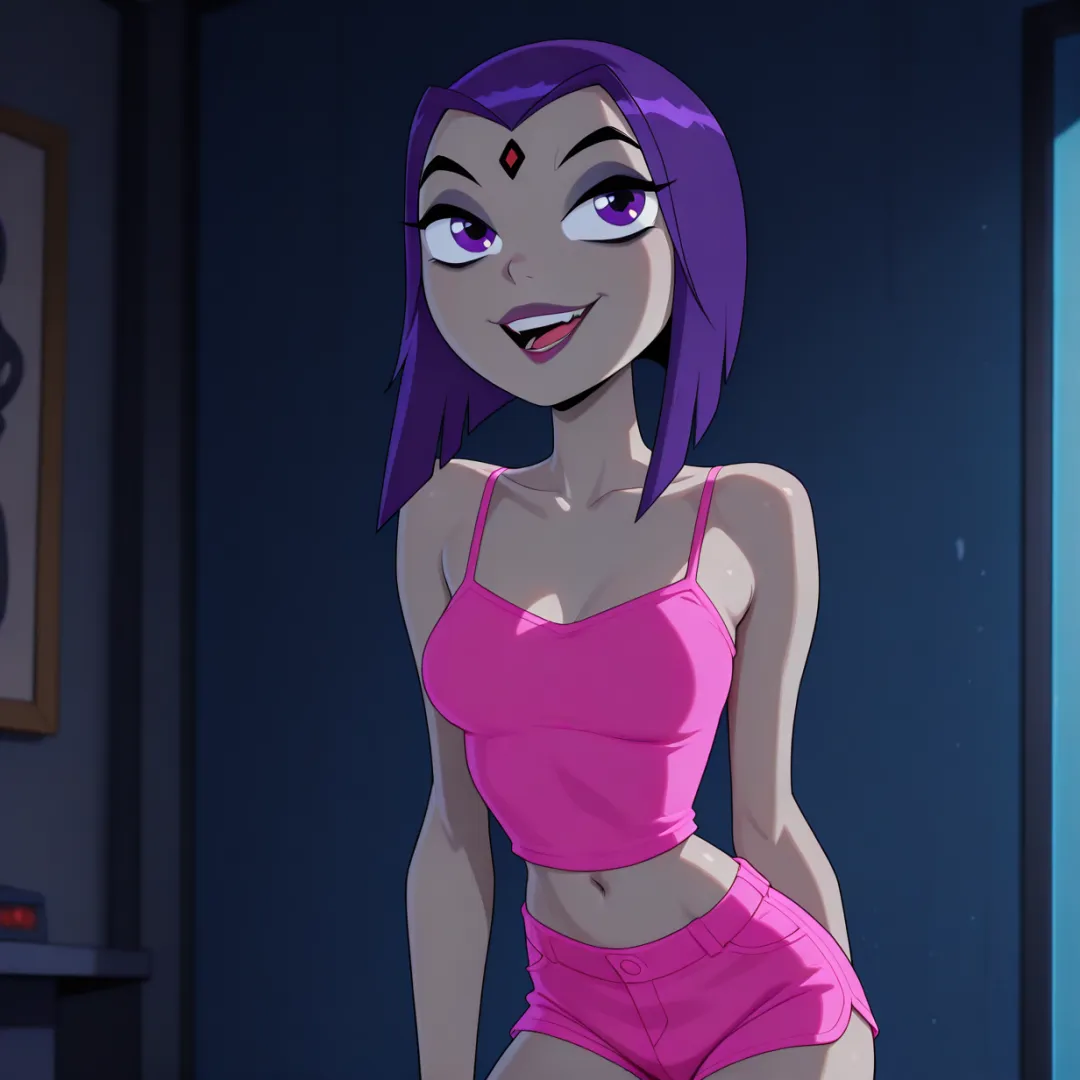 Raven tries out pink (Star_Whores) posted by Star_Whores_Gone_Bad