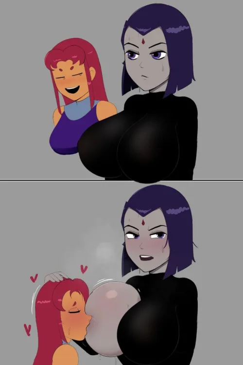Raven x Starfire (g3mma) [Teen Titans] by Beginning_Big2021