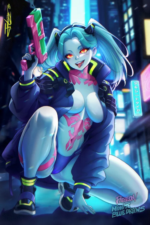 Rebecca fan art by Midnitebluedraws by MidniteBlues