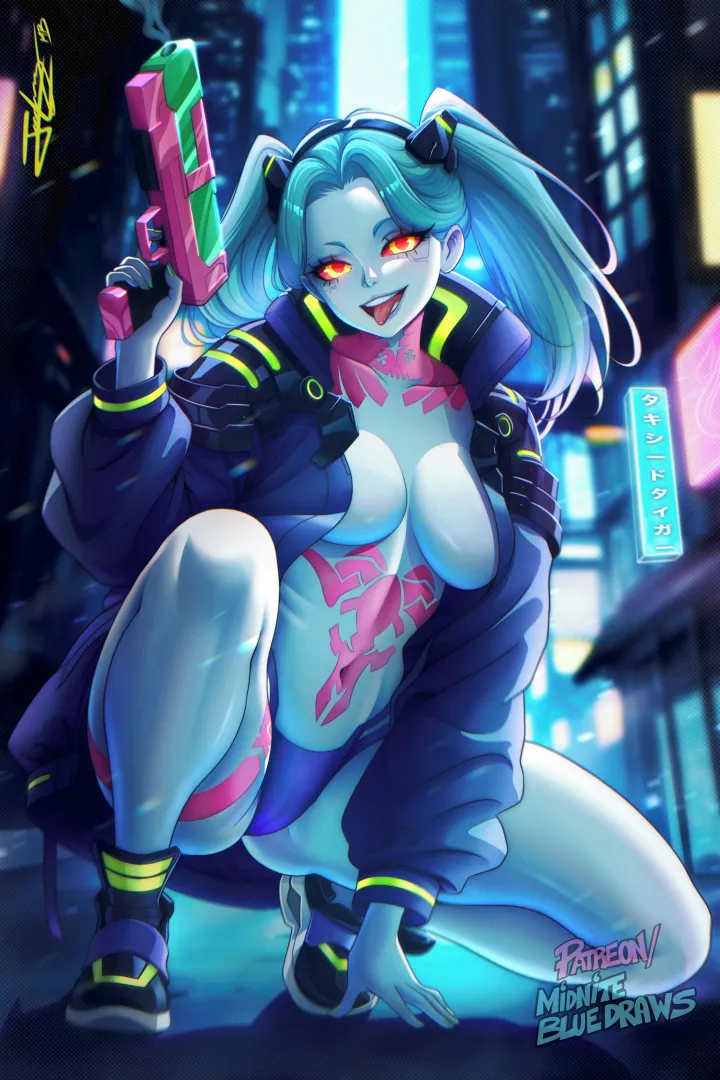 Rebecca fan art by Midnitebluedraws posted by MidniteBlues